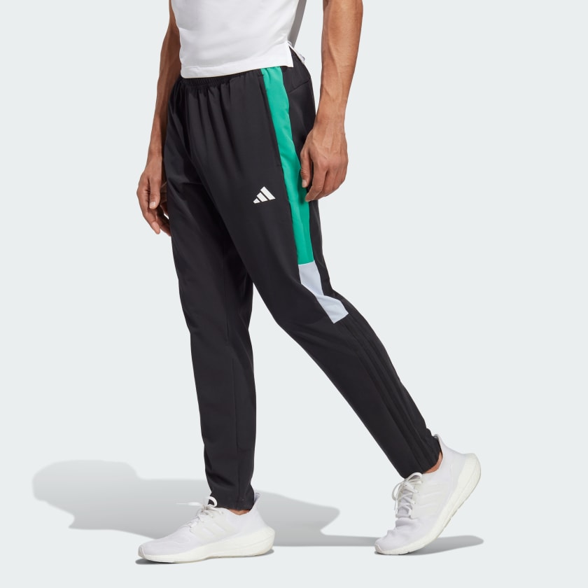 adidas Training Colorblock 3-Stripes Joggers - Black | adidas UK