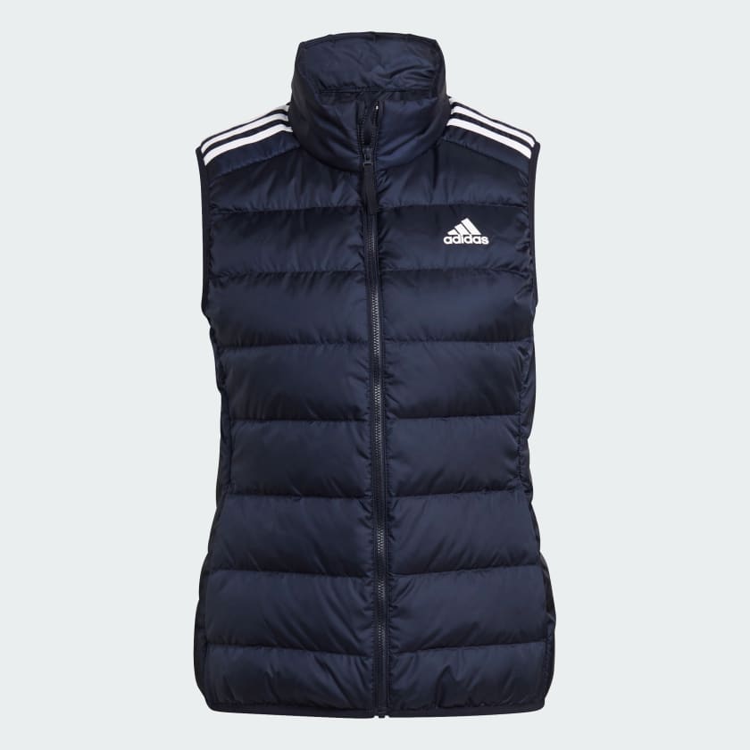 adidas Essentials Light Down Vest Blue adidas New Zealand