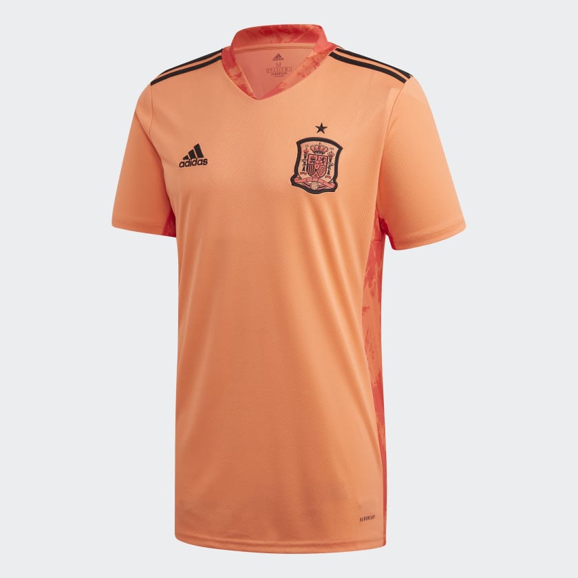 Oxidar Paisaje punto Camiseta de portero de España naranja para hombre | adidas España