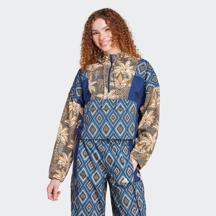 adidas x FARM Rio Premium Trainingsjacke Blau adidas Deutschland
