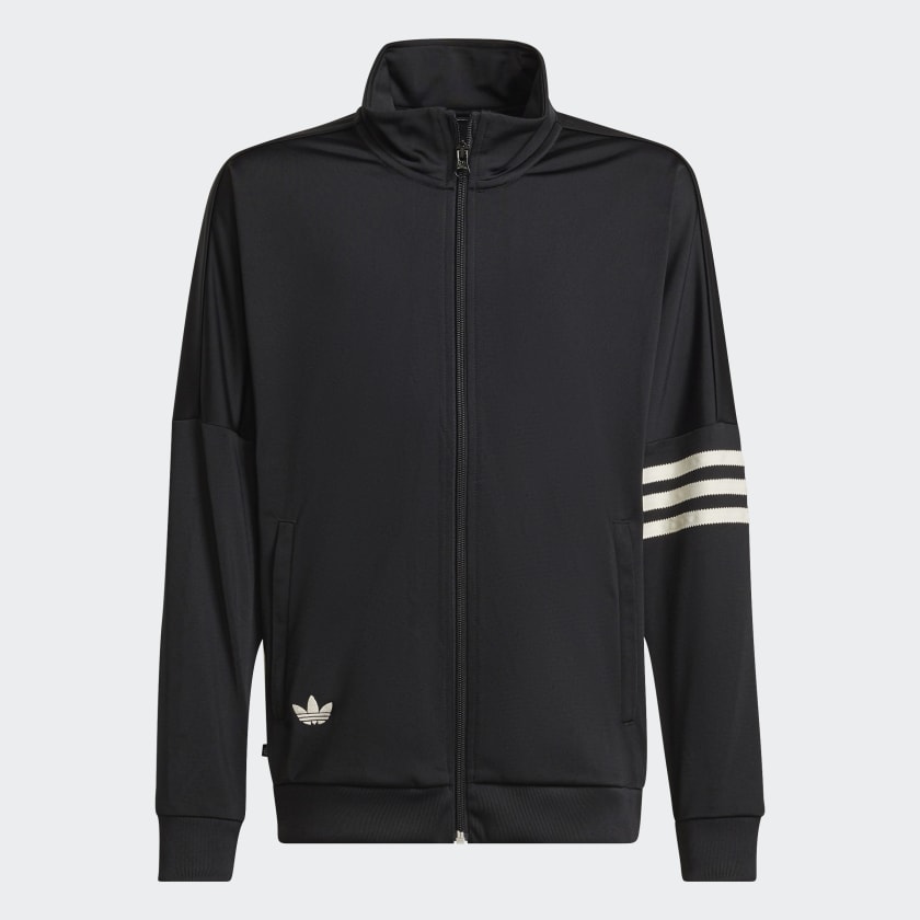 Black adidas sales track jacket