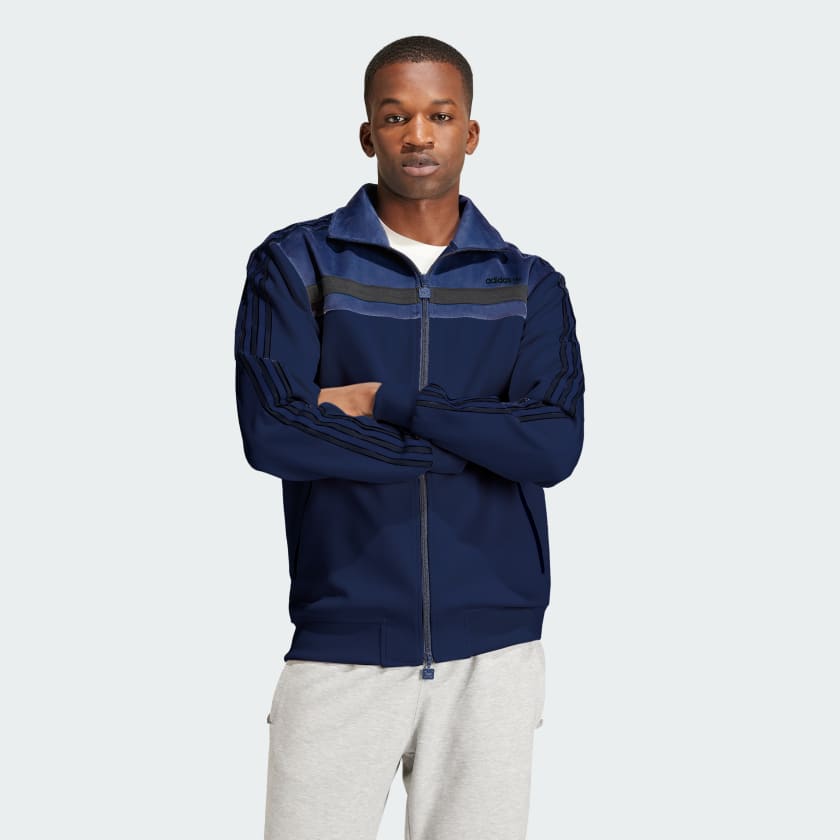 adidas Premium Sportjack Blauw adidas Offici le Shop