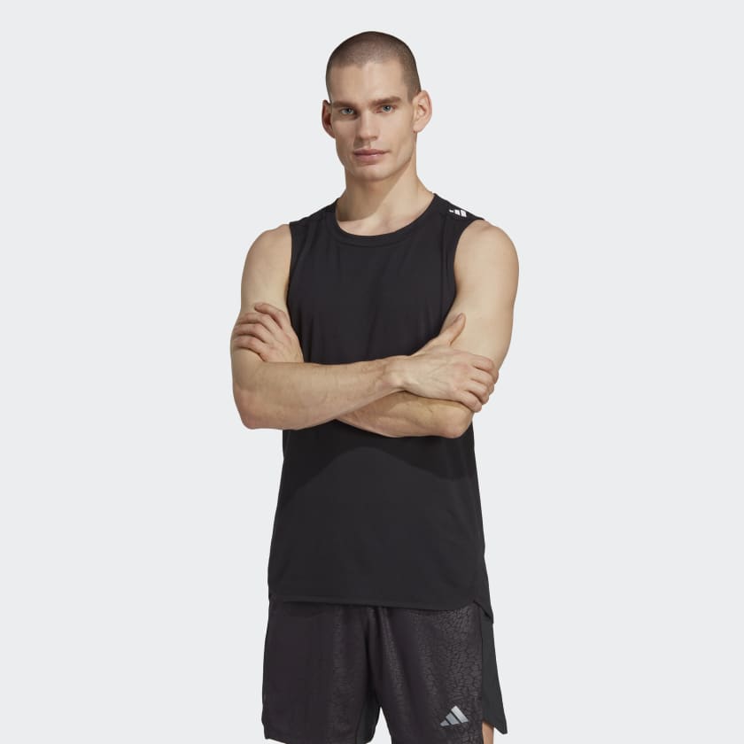 adidas Designed for Training Workout Tank Top - Black