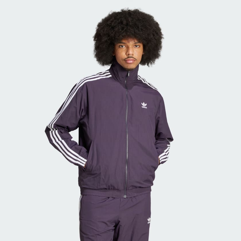 adidas Adicolor Woven Firebird Track Top Purple adidas Malaysia