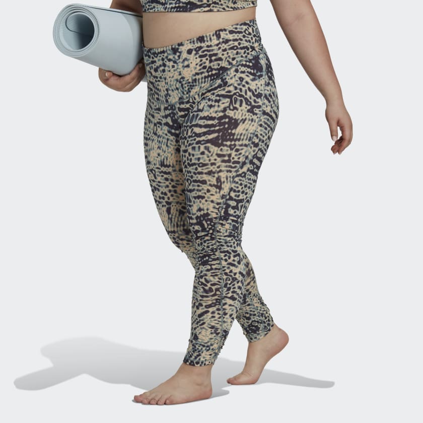 Buy Fitness Leggings Plus Size Tropical Print Leggings Women's Sportswear Yoga  Pants Workout Clothes Loungewear Sizes: 2X 6X Online in India 