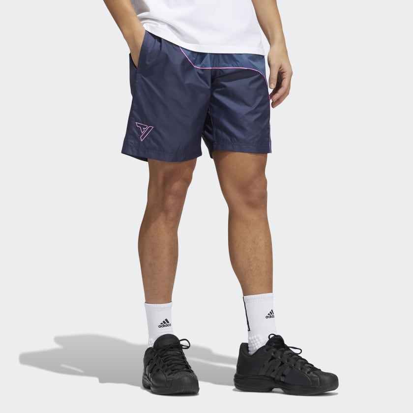 adidas Big Kids Trae Young Shorts - Blue