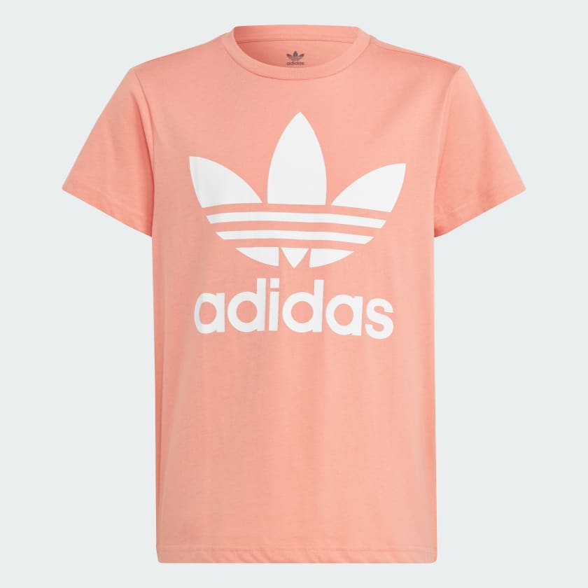 Pink trefoil adidas shirt online