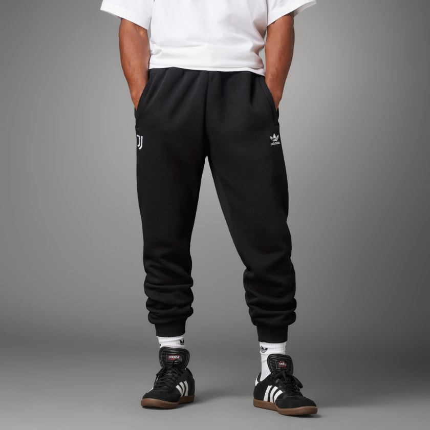 adidas Juventus Essentials Trefoil Broek Zwart adidas