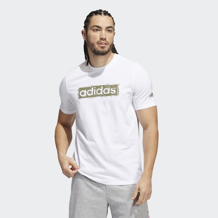 adidas Sketch Linear Graphic Tee - White | adidas Philippines