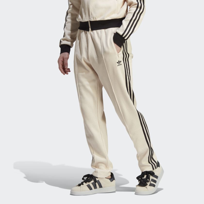 Pants adidas US Men\'s Lifestyle adidas | Beckenbauer Adicolor White Classics - | Track Waffle