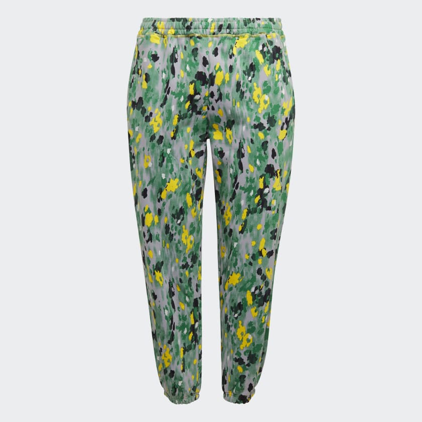 adidas by Stella McCartney Printed Sweat Pants Plus Size Green adidas Deutschland