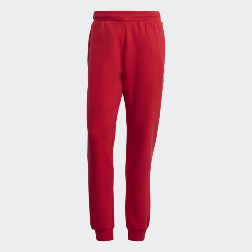 adidas Trefoil Essentials Joggers Red adidas UK