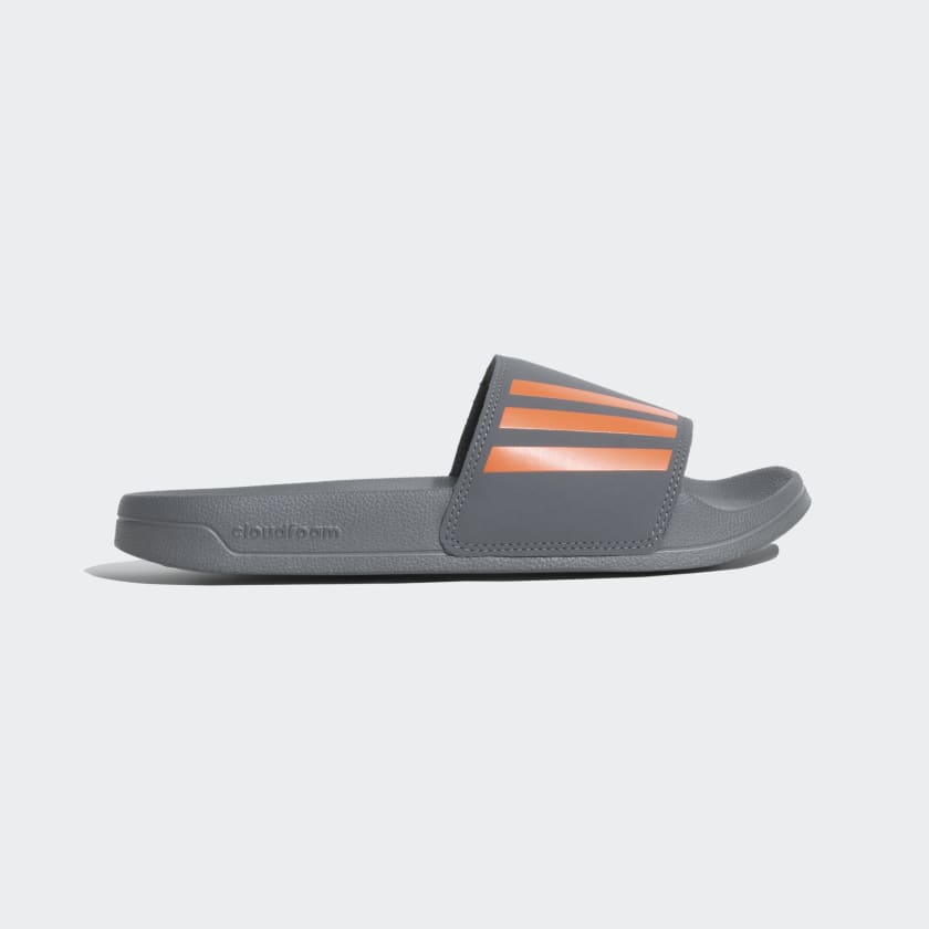 Grey adidas slides 2025