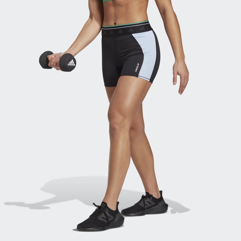 adidas Techfit Colorblock Short Leggings - Black | Women's Training | adidas  US