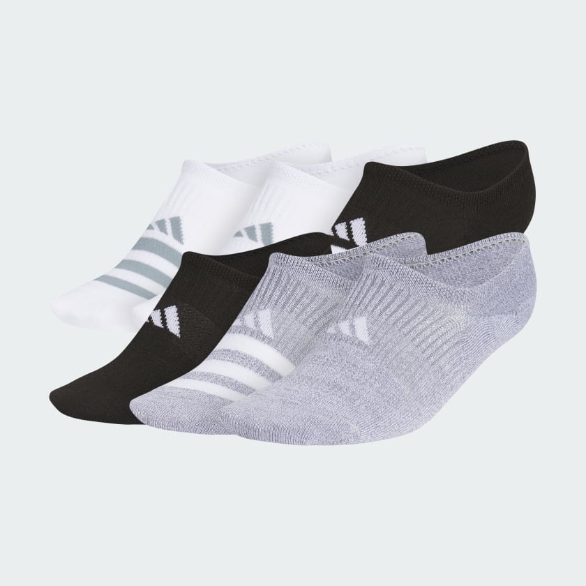 adidas Superlite 3.0 6-Pack Super-No-Show Socks - White | Women's ...