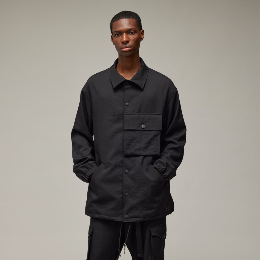 adidas Y-3 Sport Uniform Coach Jacket - Black | Men's Lifestyle | adidas US