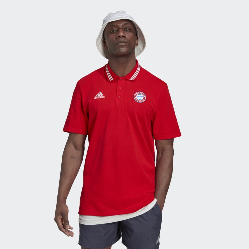 hemel Cursus Bekwaam adidas FC Bayern München DNA Poloshirt - Rot | adidas Deutschland