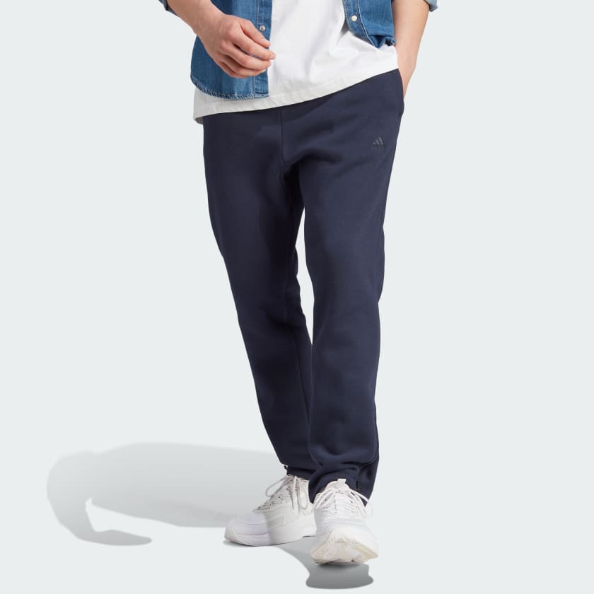 adidas All SZN Fleece Tapered Pants - Blue