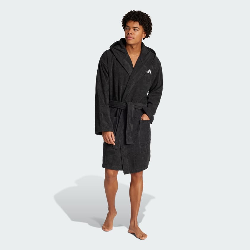 Mens adidas dressing gown hotsell