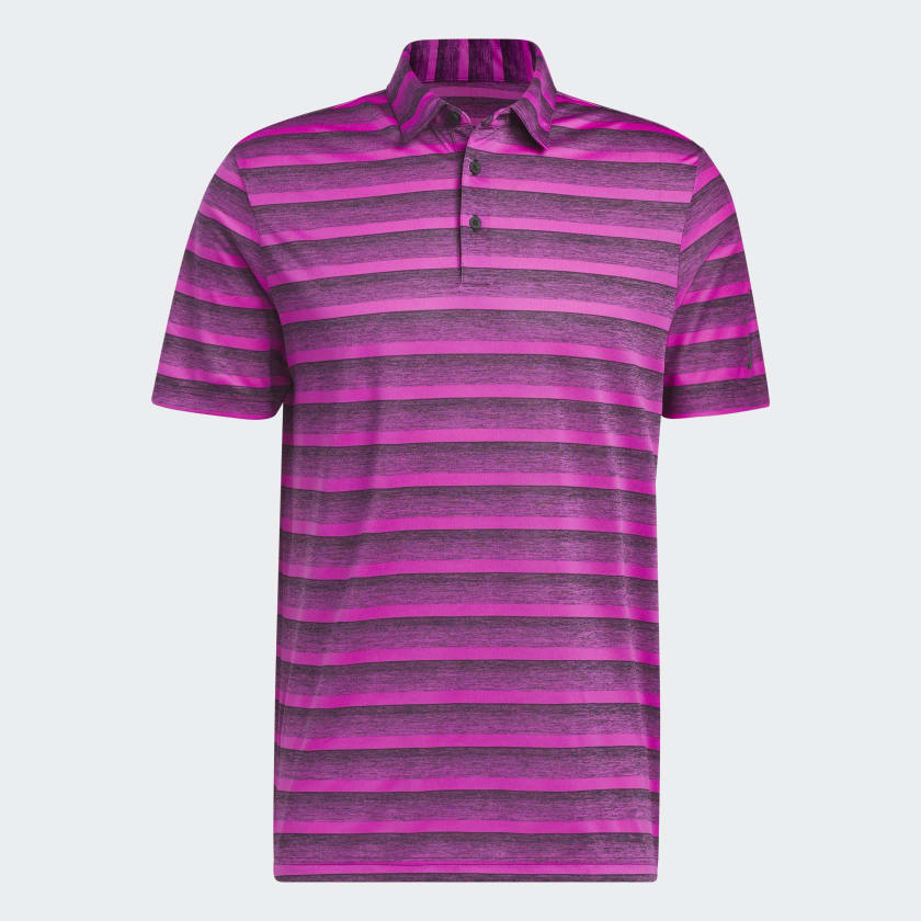 adidas Two-Color Striped Polo Shirt - Black | Free Shipping with adiClub |  adidas US