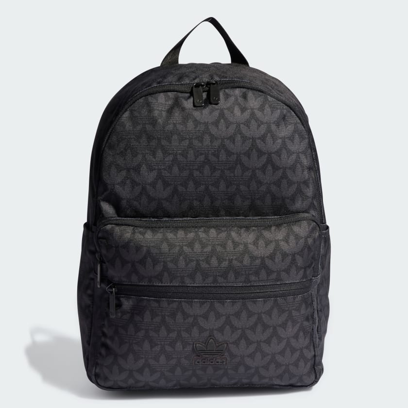 Backpack with monogram logo