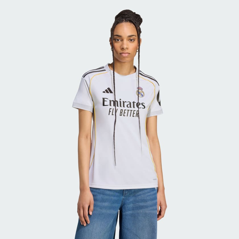 adidas Real Madrid 25/26 Home Jersey - White | Free Shipping