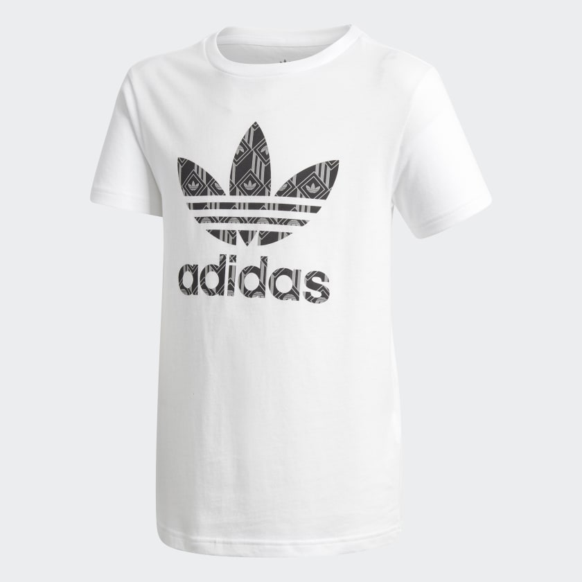 Playera adidas blanca on sale