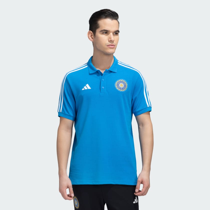 adidas INDIA CRICKET POLO M Blue adidas India