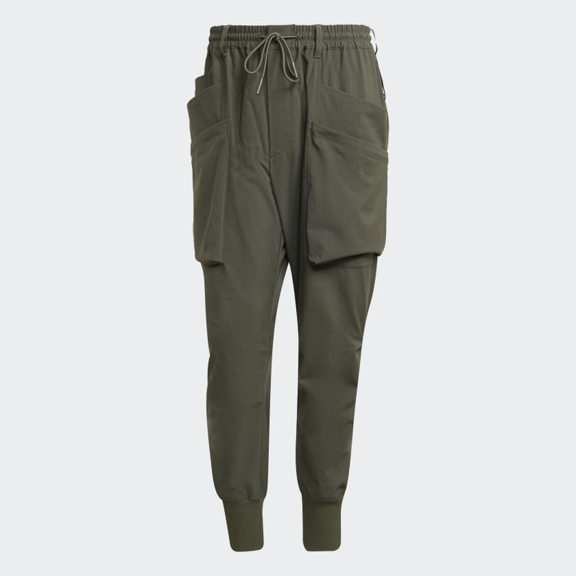 Women's Clothing - Y-3 Washed Twill Cargo Pants - Black