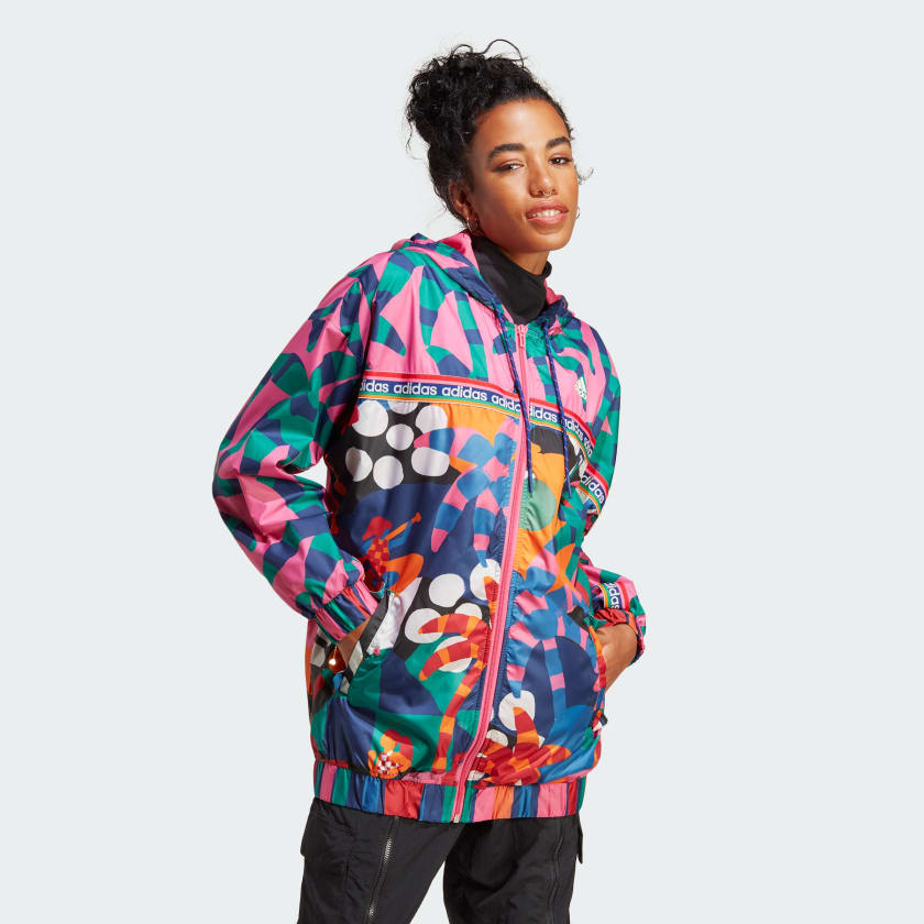 adidas เสื้อแจ็คเก็ต adidas x FARM Rio สีเขียว adidas Thailand