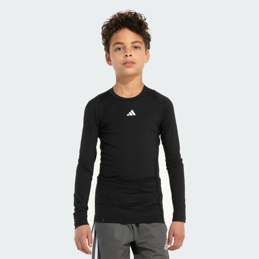 adidas Long Sleeve Techfit Top Black Free Shipping with adiClub adidas US