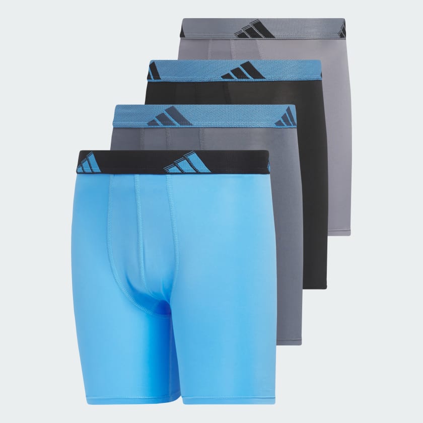 ★BADBLOOD★ Solid Boxer Blue Stripe Super Leakproof® Dream Boxer - Knix