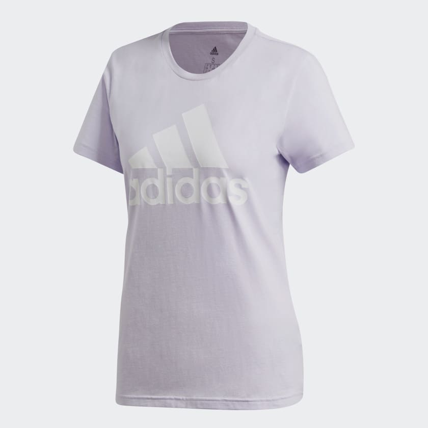 adidas Must Haves Badge of Sport T-Shirt - Purple | adidas UK