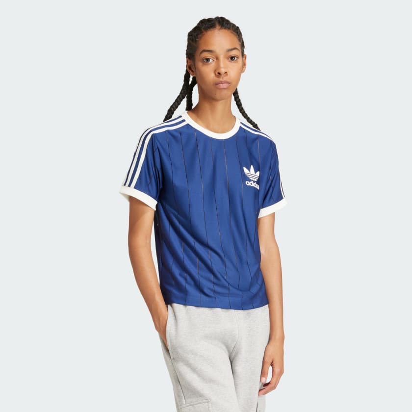 adidas Remera 3 Tiras Azul adidas Argentina