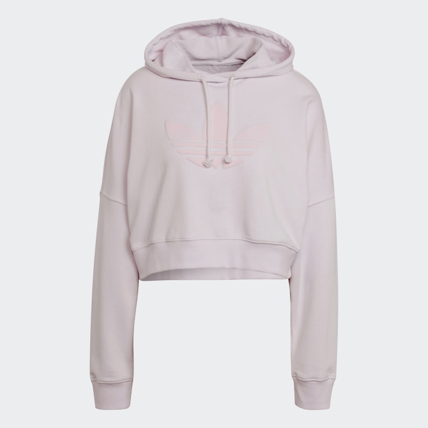 adidas Cropped Hoodie Pink adidas Philippines