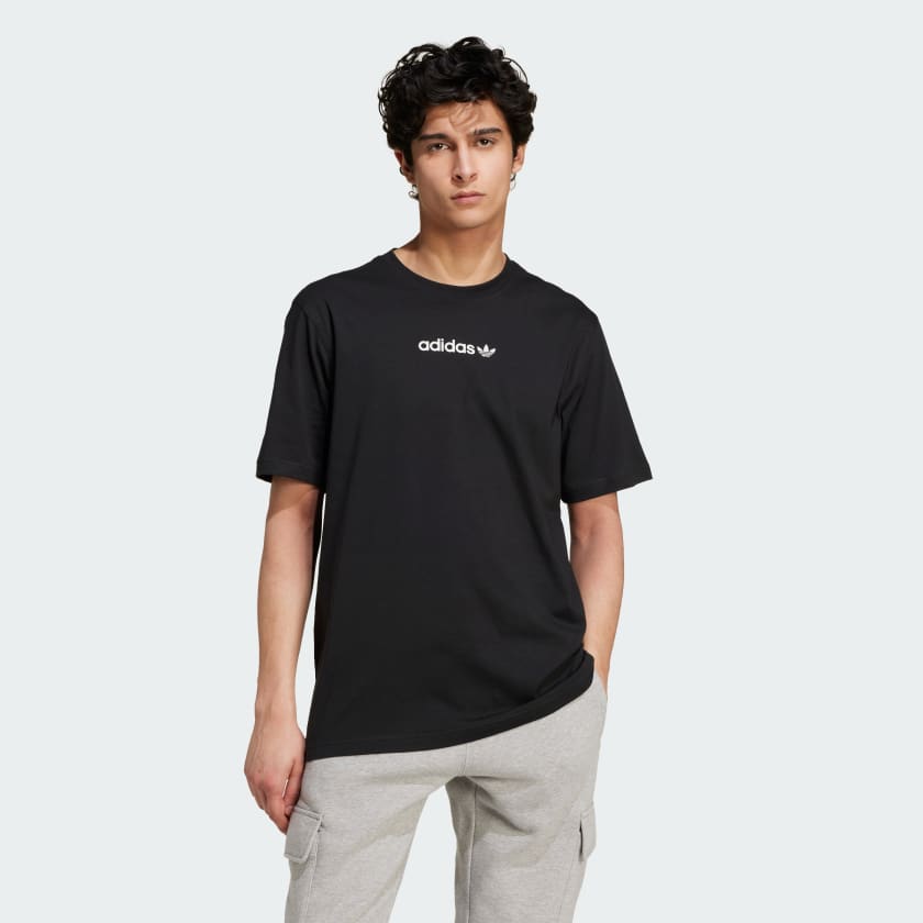 Adidas trefoil tee mens sale