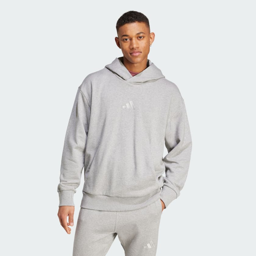 adidas ALL SZN French Terry Hoodie Grey adidas New Zealand