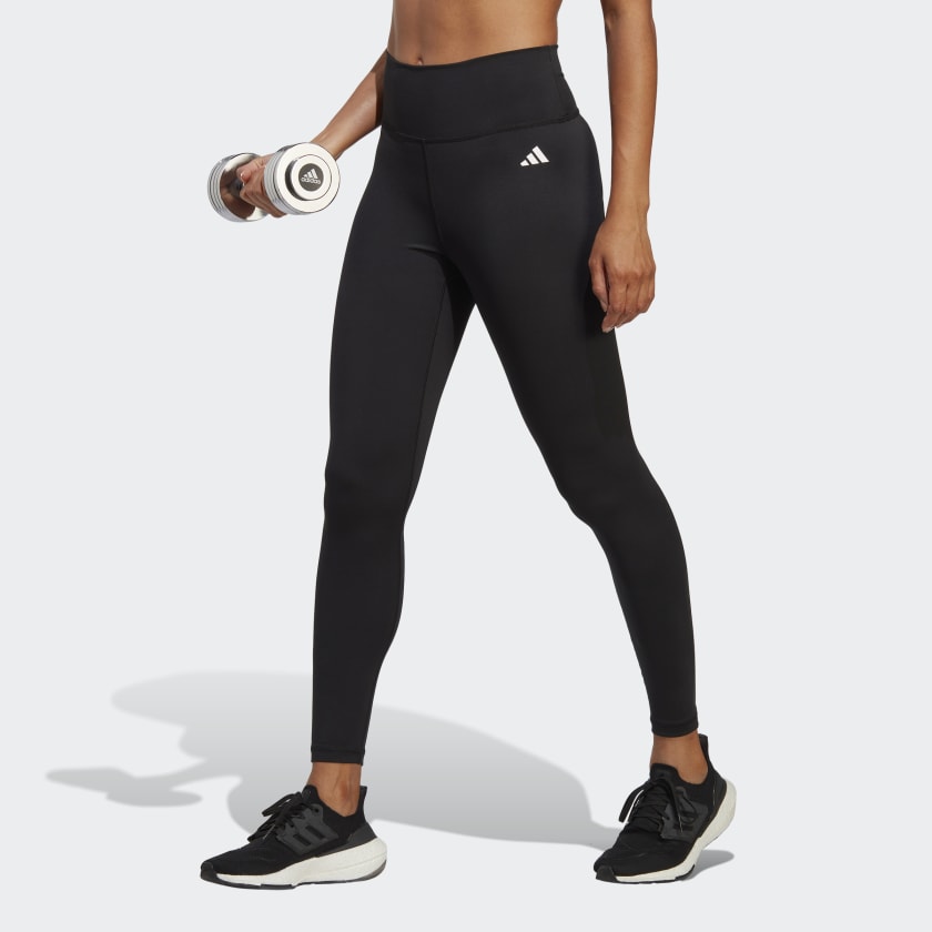 Training Essentials High-Waisted 7/8 Leggings - Black, Women's Training