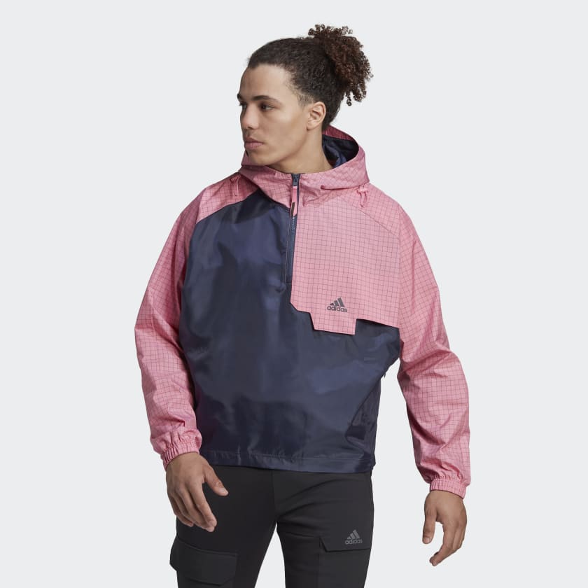 adidas X-City Windbreaker - Pink, Men's Training