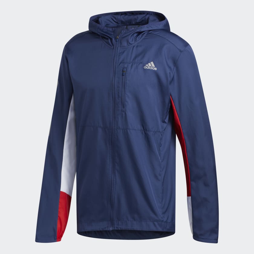 Adidas essentials linear windbreaker store
