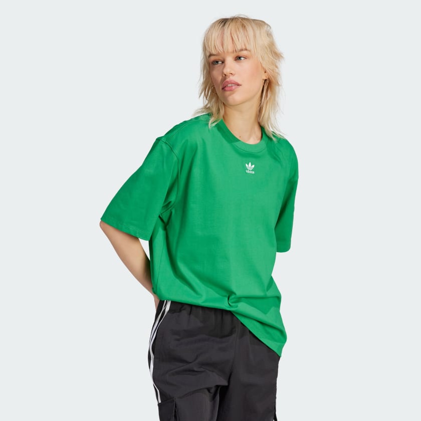 Camiseta adidas feminina verde best sale