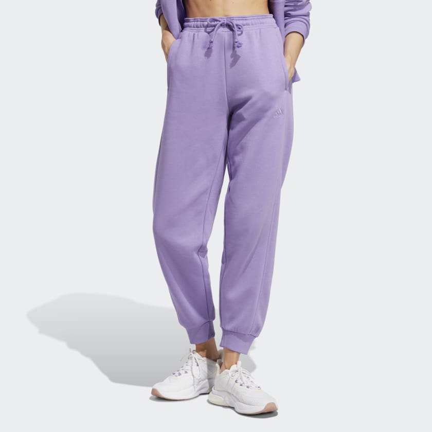 adidas ALL SZN Fleece Pants - Purple | Women\'s Lifestyle | adidas US | Turnhosen