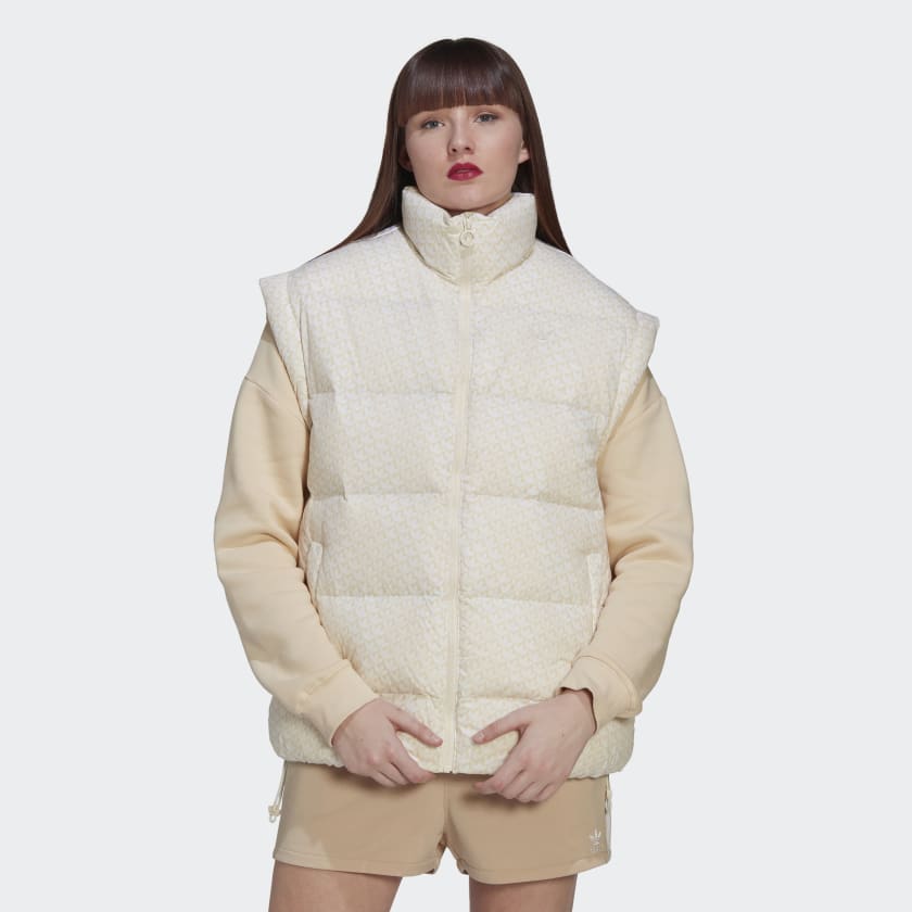 adidas Down Vest Beige adidas Belgium