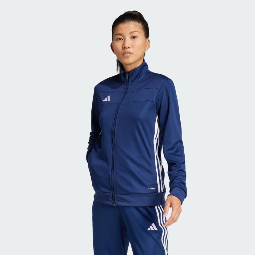 adidas Tiro 25 Essentials Training Jacket - Blue | Free