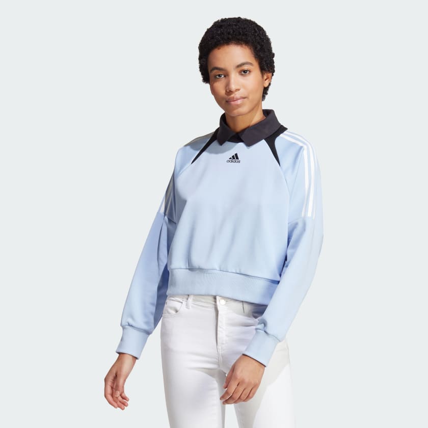 Adidas track hoodie top