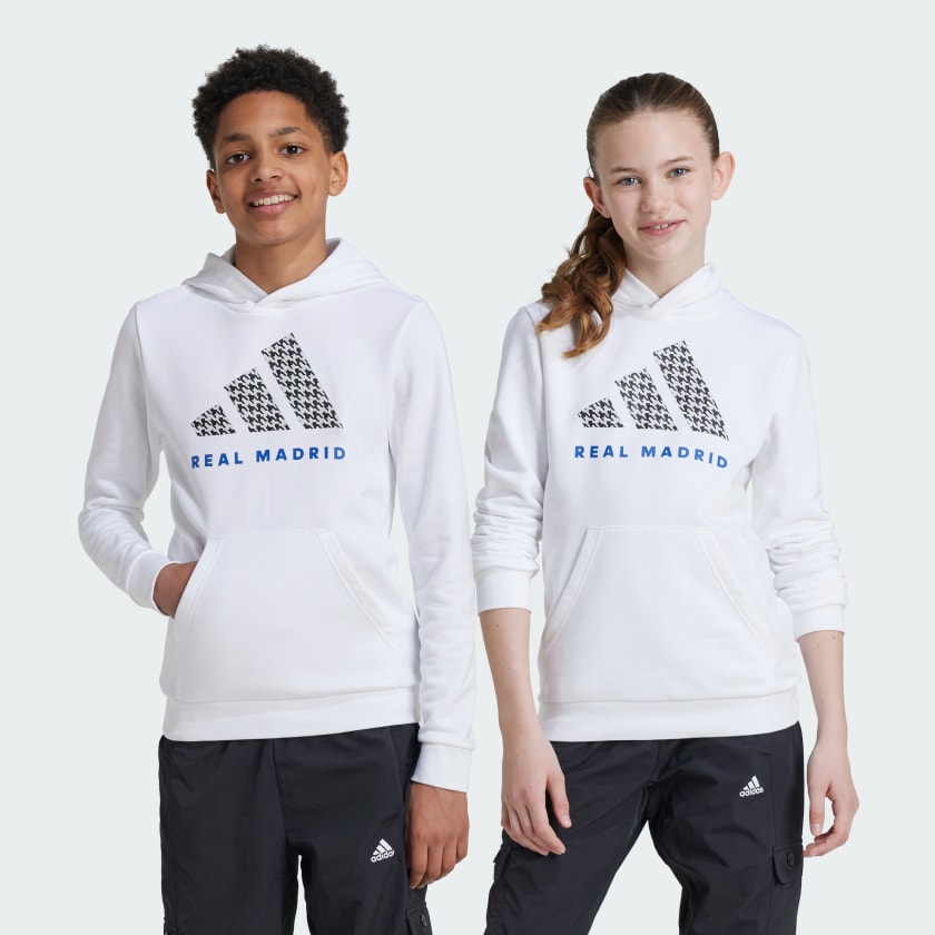 Felpa con cappuccio Junior Real Madrid Bianco adidas adidas Italia