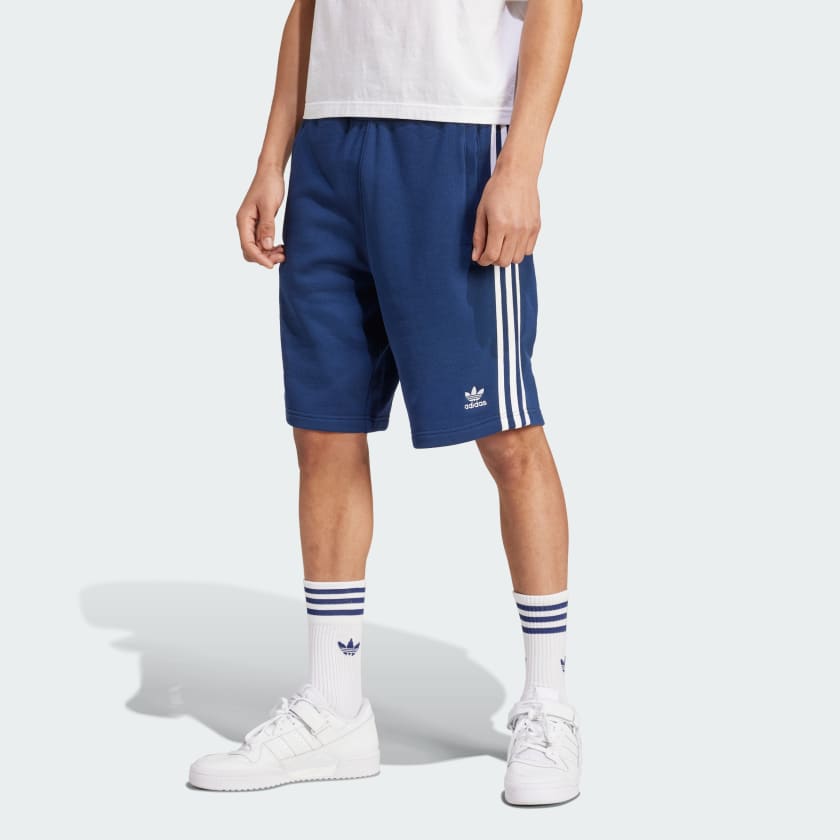 | adidas Adicolor Men\'s - 3-Stripes Shorts Lifestyle Blue | adidas US