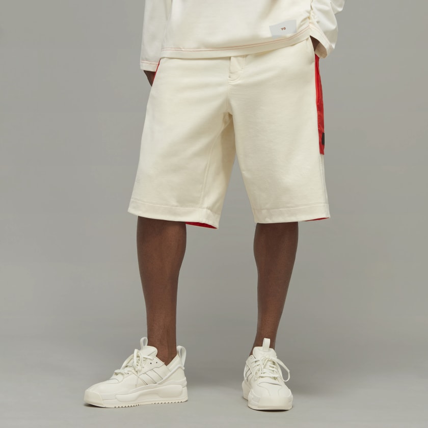 Shorts Stretch Terry Y-3 - Branco adidas