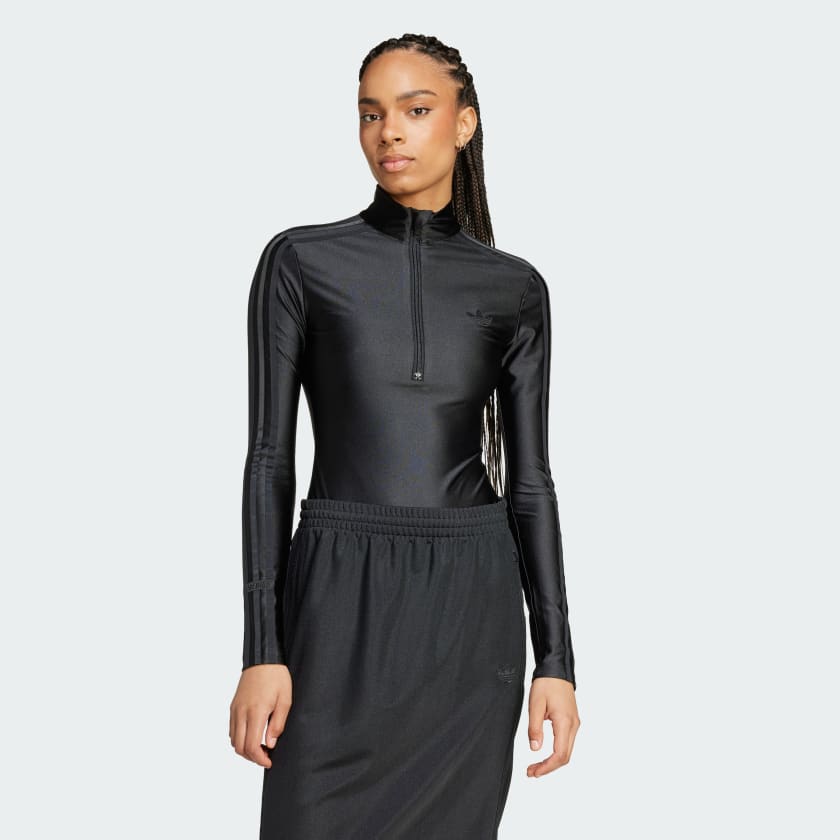 adidas Firebird Zip Up Bodysuit Black adidas Deutschland