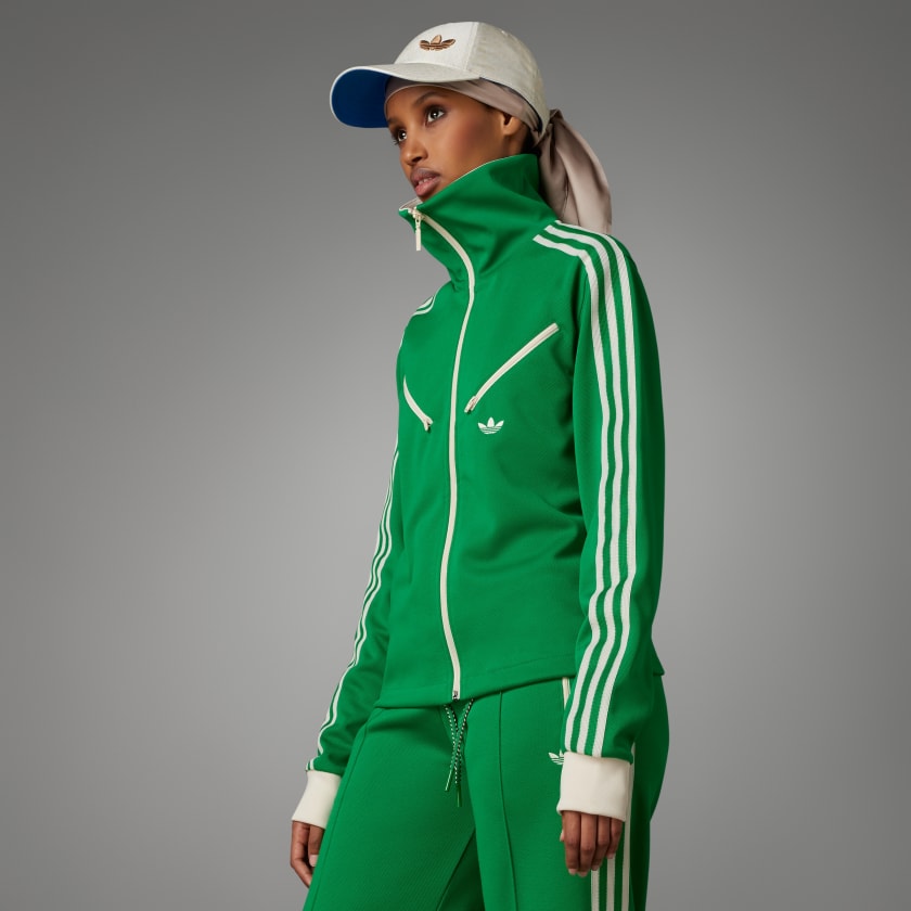 adidas 70s Montreal Track Top - Green | Women's Lifestyle | adidas US